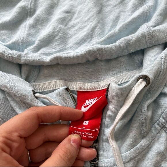 Nike Full Zip Full Length Hoodie Sweatshirt - Picture 5 of 11